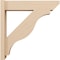 Ekena Millwork 5 1/2-in W x 22-in D x 22-in H Funston Slat Rough Cedar Woodgrain TimberThane Outlooker, Primed Tan OUTUR055X22X22FST24RCPR - alternate 6